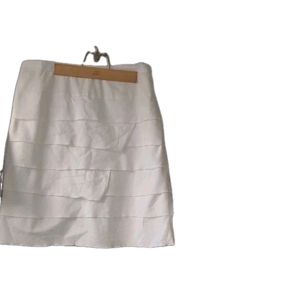 Cato Skirt Size 16 White Ruffles